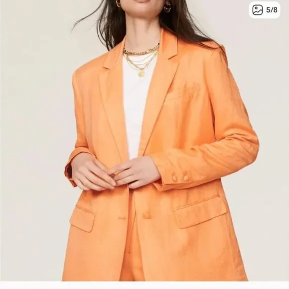 Ashley Park x RTR linen blazer EUC - Picture 2 of 10